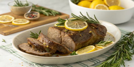 Beef with Lemon and Rosemary