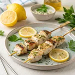 Brochettes de Lotte (Monkfish Skewers)