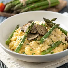 Brouillade d’Asperges (Scrambled Eggs with Asparagus)