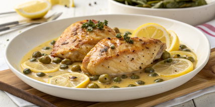 Chicken with Lemon and Capers