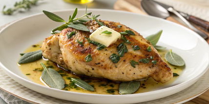 Chicken with Sage and Butter