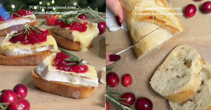 Cranberry Brie Crostini Makes For An Impressive Christmas Appetizer