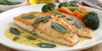 Fish Fillets with Sage and Butter