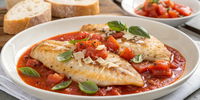 Fish Fillets with Tomato Sauce