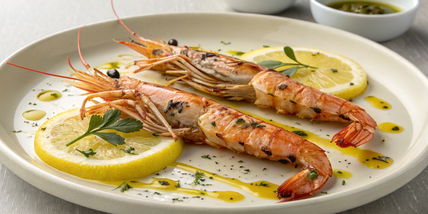 Grilled Langoustines