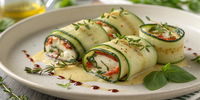 Grilled Zucchini Rolls