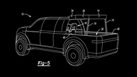 New Ford Patent Reveals Hatchback Electric Pickup Truck Design