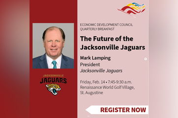 Amid Duval overhaul, Jags president to speak at St. Johns County Chamber of Commerce event next month