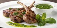 Lamb Chops with Mint Sauce