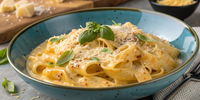 Pasta with Four Cheese Sauce