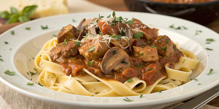 Pork and Mushroom Ragù