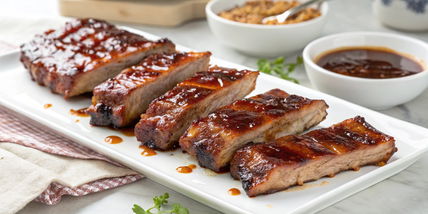 Pork Ribs with Balsamic Glaze