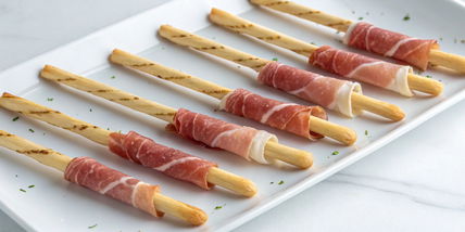 Prosciutto-Wrapped Breadsticks