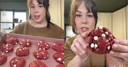 Her 4 Ingredient Red Velvet Cookies Are A Sweet Way To Show Your Love This Valentine’s Day