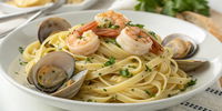 Shrimp and Clam Linguine