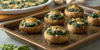 Spinach-Stuffed Mushrooms