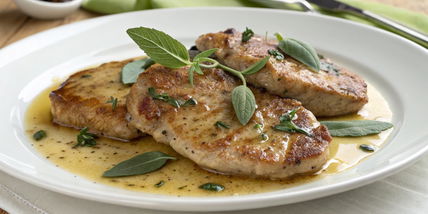 Veal Scallopini with Sage