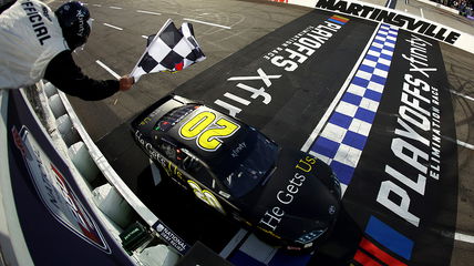 Fists Fly After Aric Almirola Wins Martinsville NASCAR Xfinity Series Playoffs Race